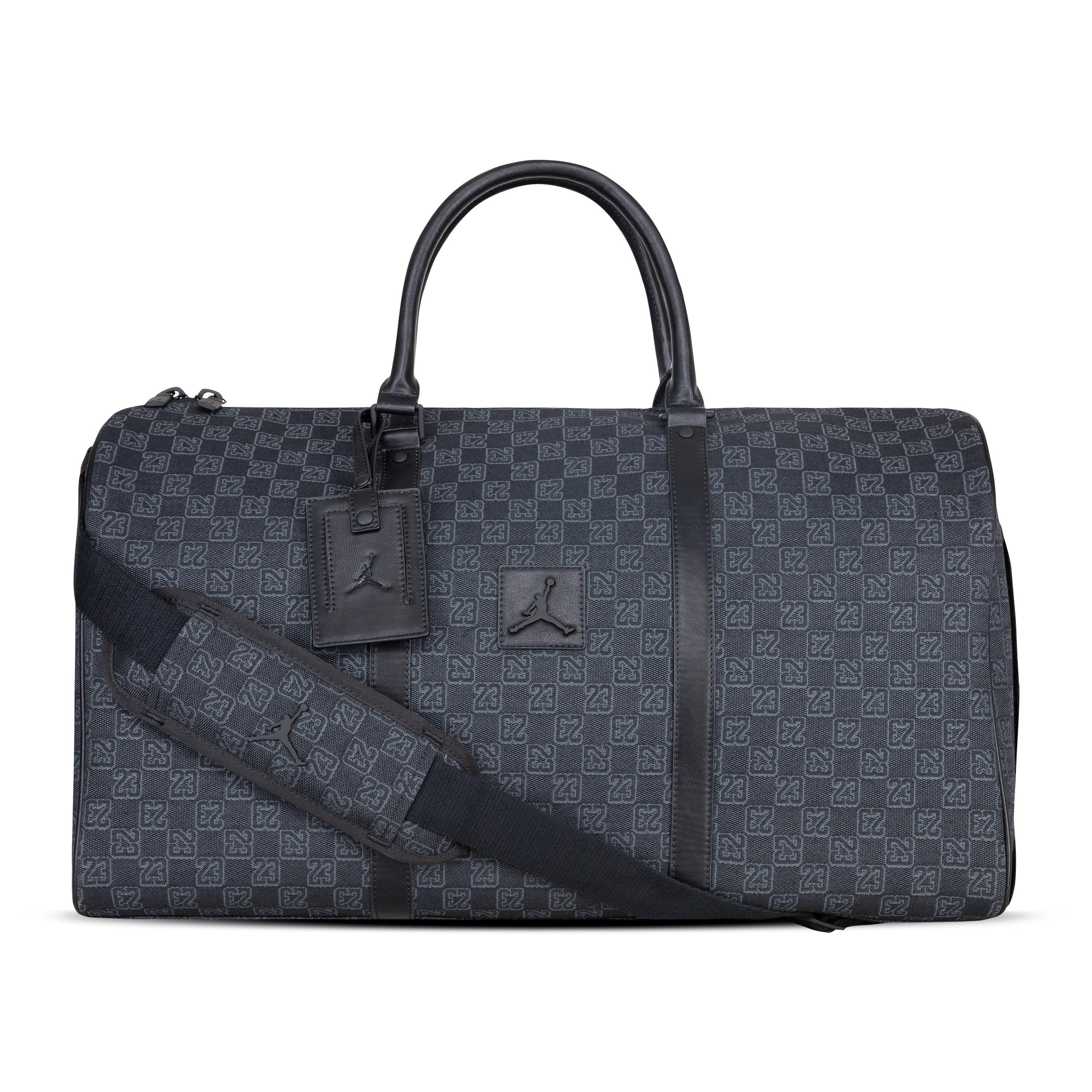 Jordan Monogram Duffle Bag-Black